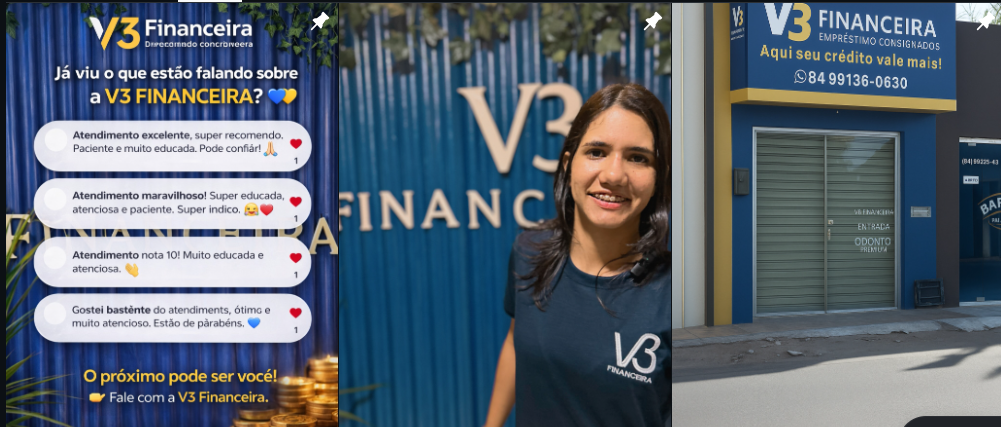 V3 Financeira — avaliações e unidade